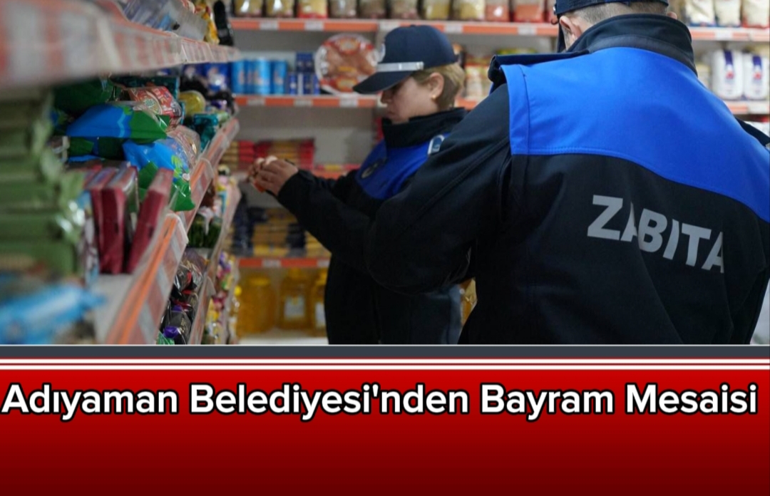 Adıyaman Belediyesi'nden Bayram Mesaisi